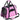 Purple pet carrier with mesh window